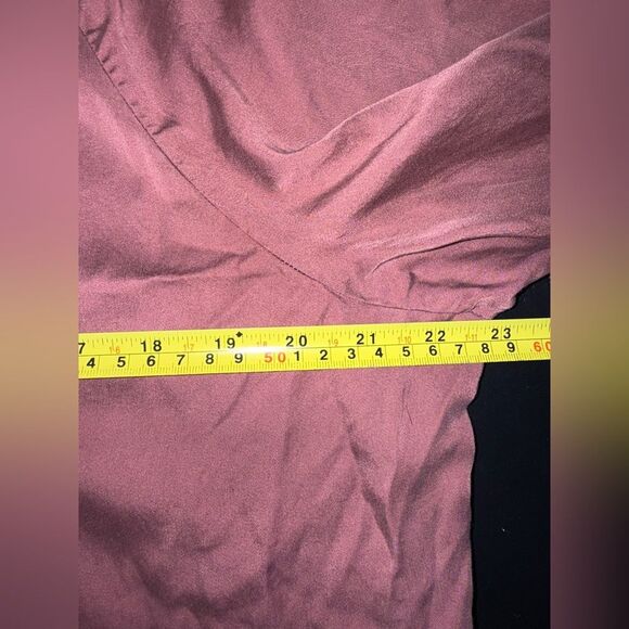 Darling Society Button Down Flowy Blouse In sable Size Medium EUC - Picture 11 of 12
